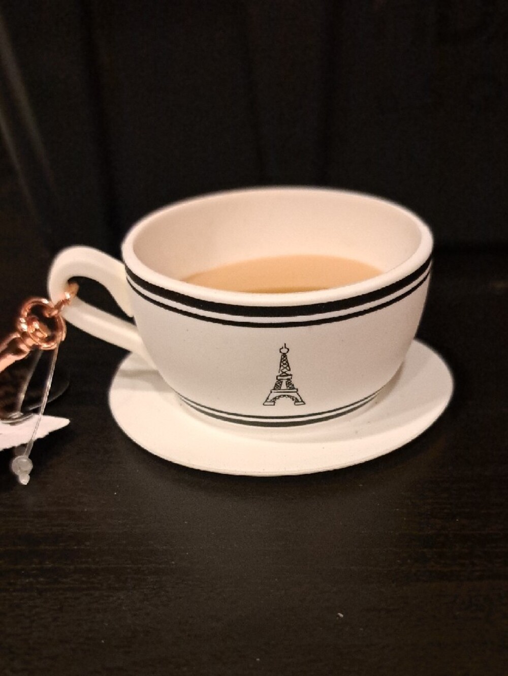 Bath & Body Works White and Black Teacup Pocketbac Holder - Picture 3 of 5
